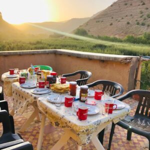 petit déjeuner à la vallée heureuse